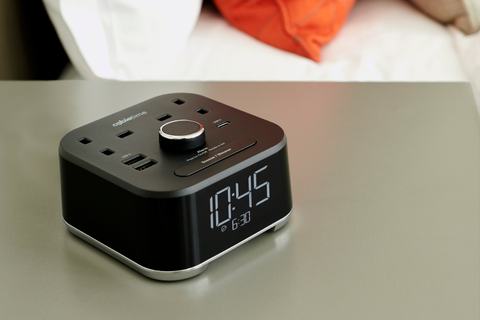 The CubieTime - one of Brandstand's range of hotel alarm clocks