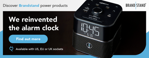 The Brandstand CubieBlue reinvents the alarm clock. It's just one of the many products in the Cubie line.