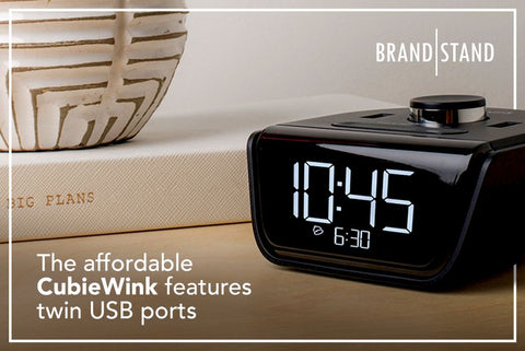 The compact and affordable Brandstand CubieWink incorporates two USB charging ports.