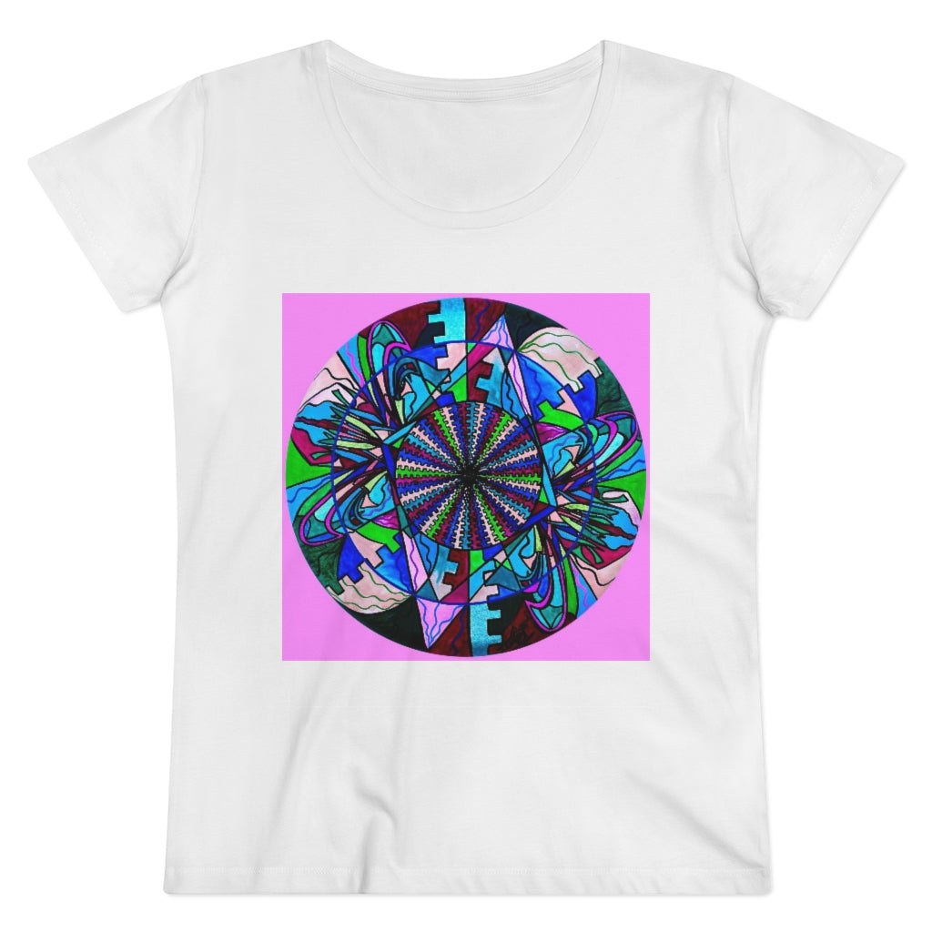 Pleiadian Lightwork Integration Model - Organic Women Lover T-shirt