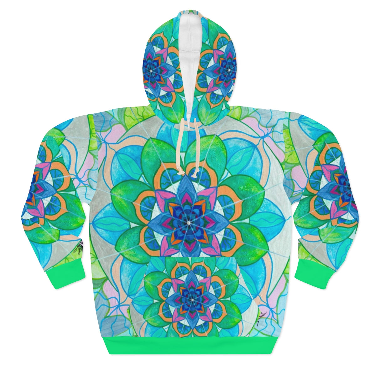 Deep Periwinkle - Basics - AOP Hoodie