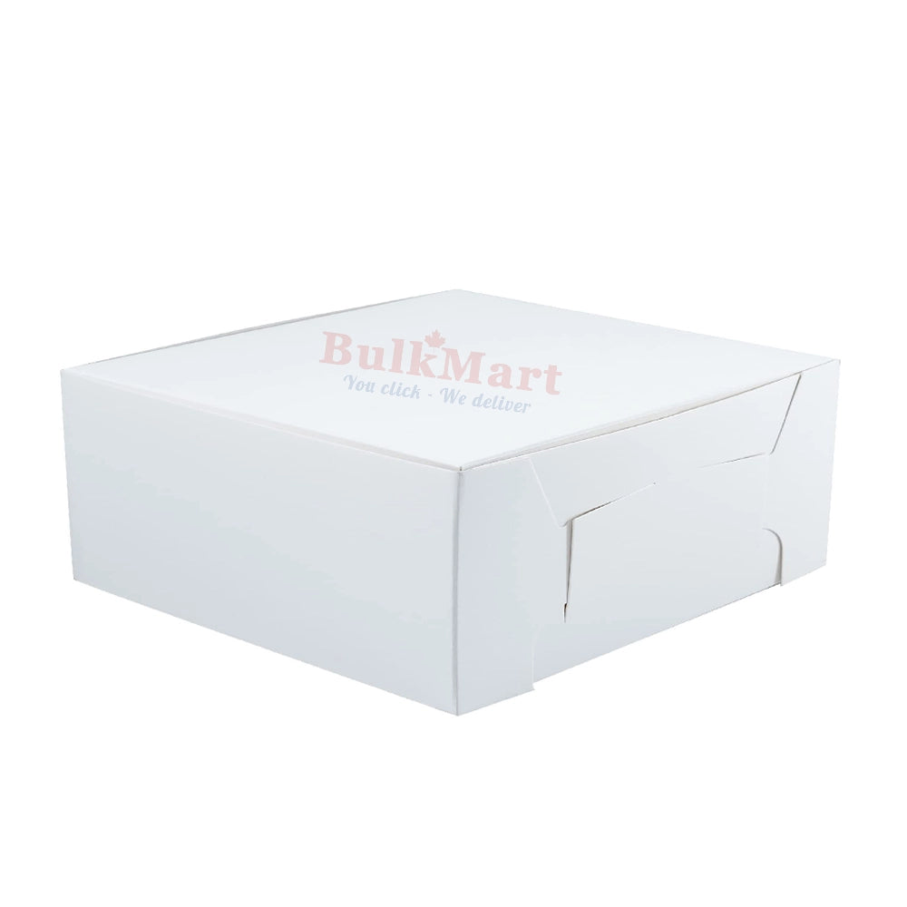 Cake Box 7" x 7" x 3.5" White - 250/Pack