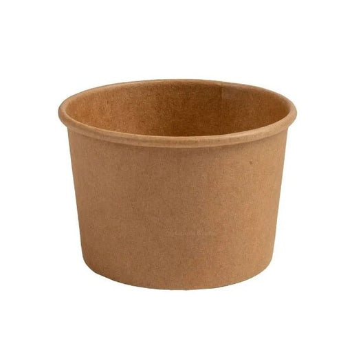 Kraft Soup Containers with Lids, 16 oz Kraft Soup Container with Lid, Brown, Case 250 | Quantity: 250 by Paper Mart