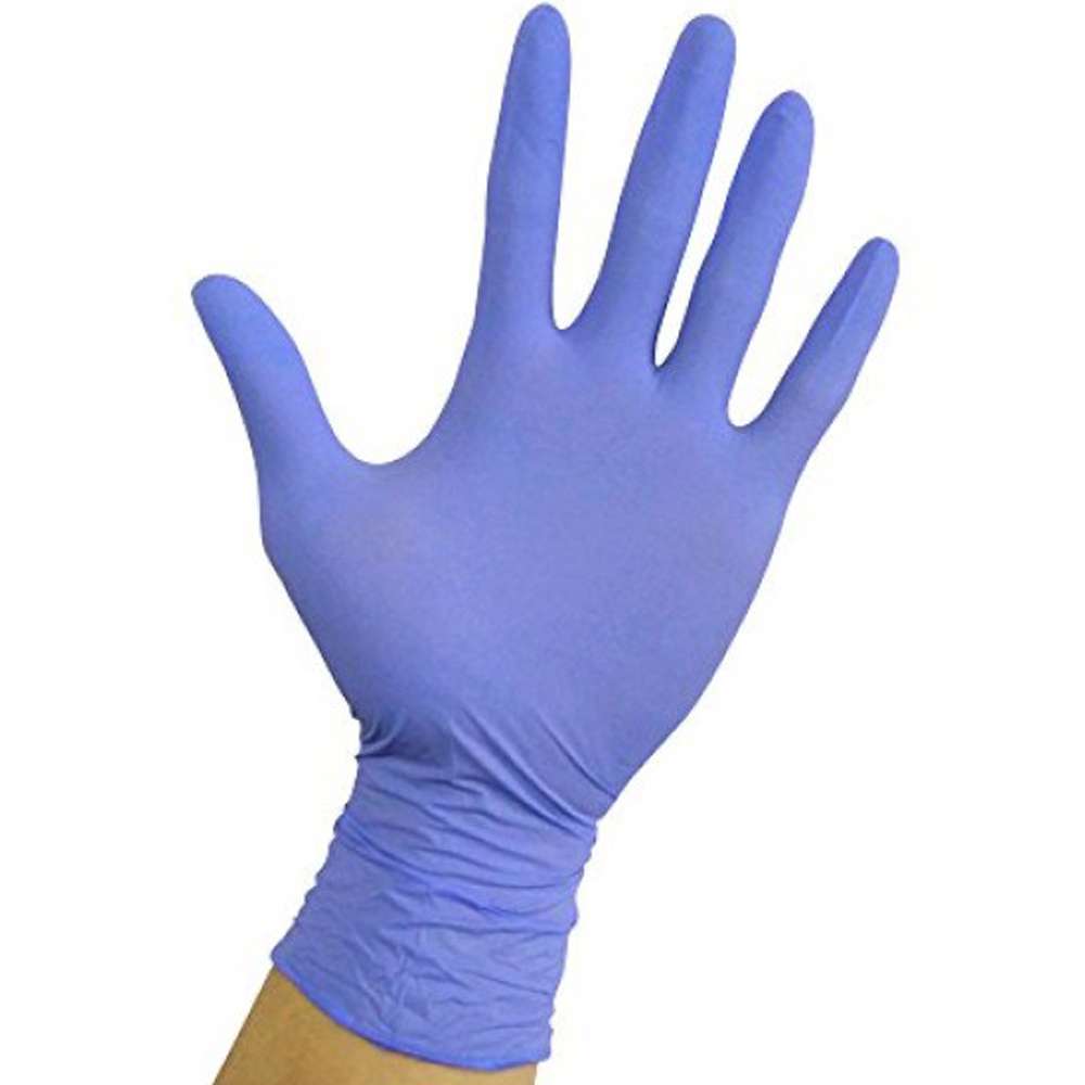 Hongray - Nitrile Examination Gloves Medium Powder Free Violet/Blue ...