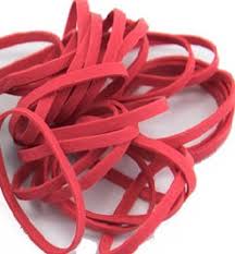 Direct Harwest Hair Rubber Band 10 Pieces Red ,Elastic Band Rubber