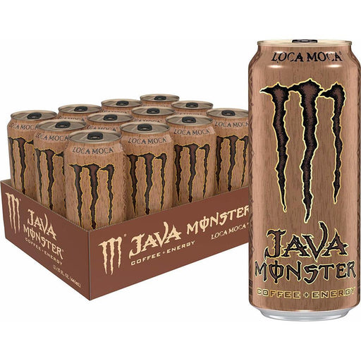 Monster Java Mean Bean 12 x 444 ml, Java Mean Beans Energy Drink — Bulk Mart