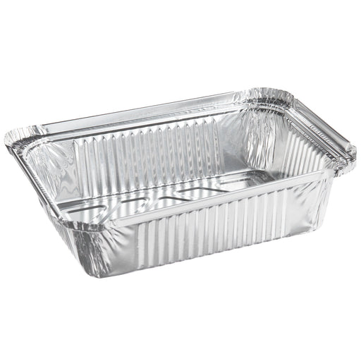 Choice 4 lb. Oblong Foil Take Out Container - 250/Case