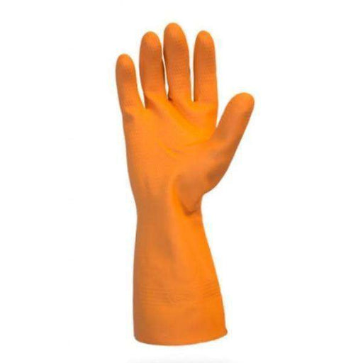 Ronco - Large Heavy Orange Cleaning Gloves 33 MIL - 6 / Pack