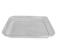 Choice Clear Dome Lid for 4 lb. Oblong Foil Pan - 250/Case