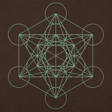 Load image into Gallery viewer, Geometric | Metatron&#39;s Cube Diagram T-Shirt (Ladies) (Slim Fit)