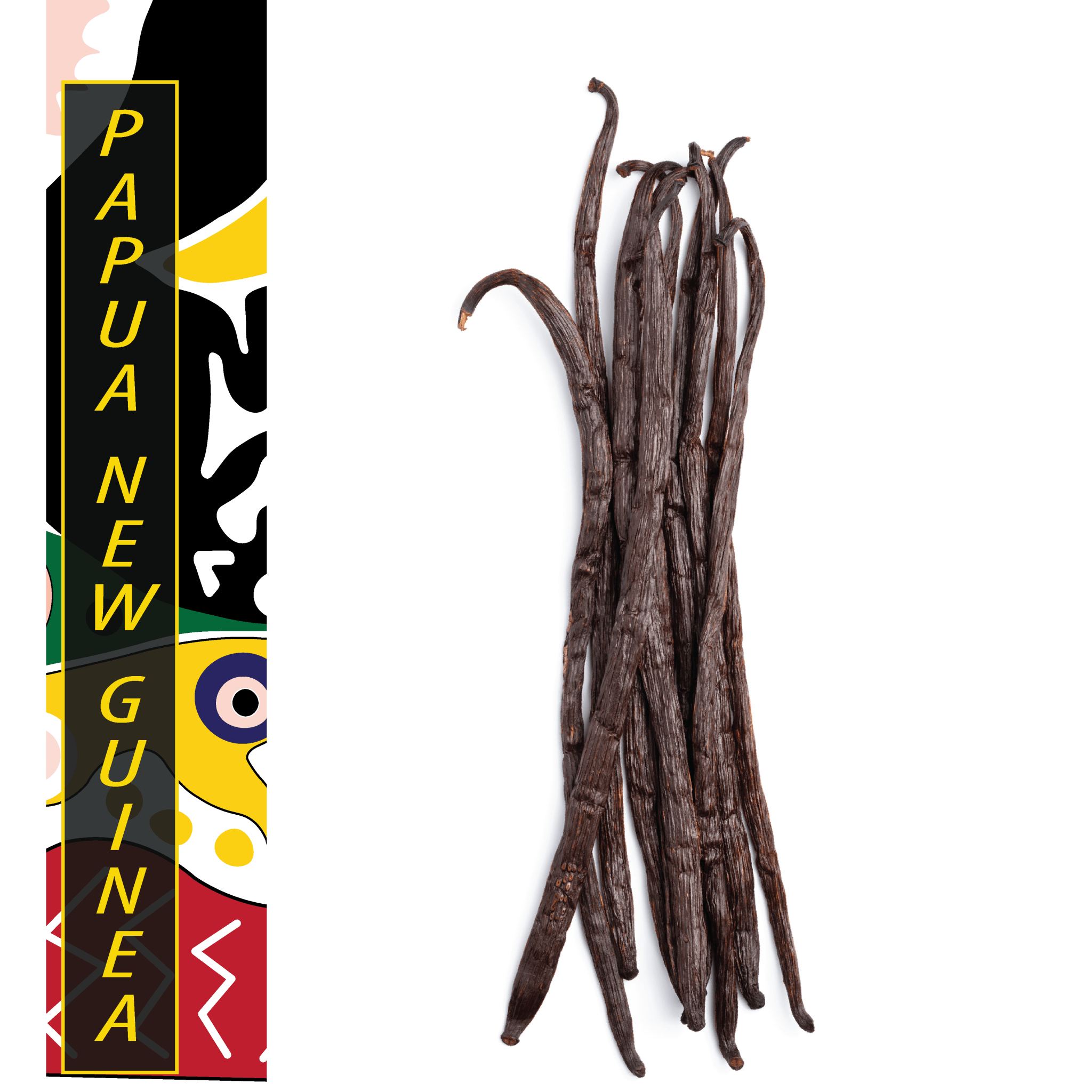 Papua New Guinea, Madang -  Gourmet Vanilla Beans - Grade A - Planifolia (Bourbon) - Native Vanilla product image