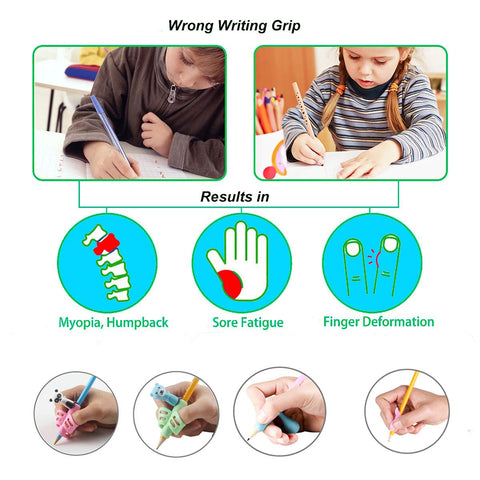 finger grip pencil grip writing tool preschool pen handwriting writing posture