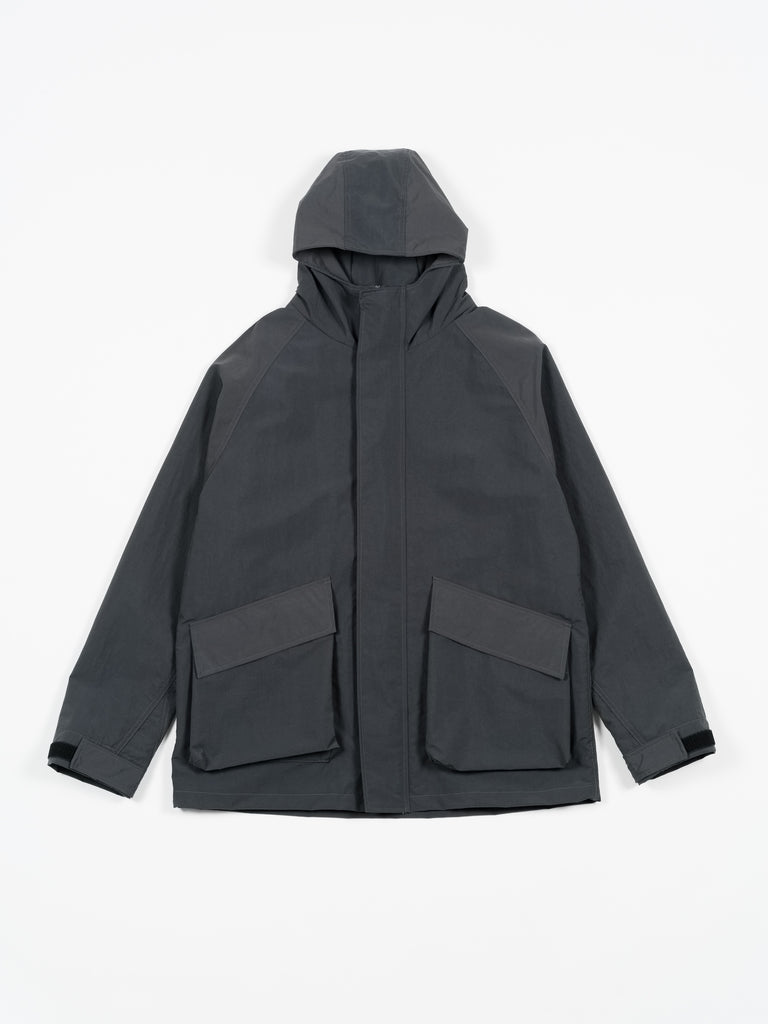 Parka One Charcoal Grosgrain | Outerwear | Meridian