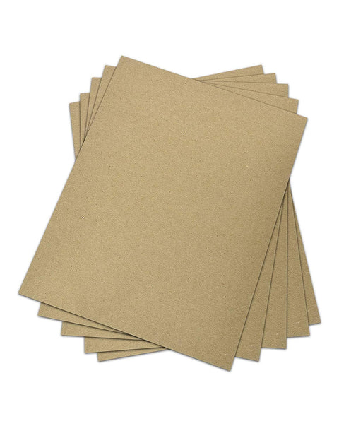 8 1/2 x 11 White Chipboard Sheets (.022 Thick)