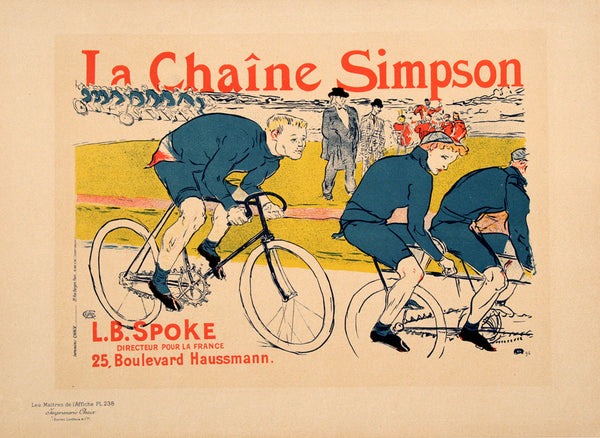 La Chaine Simpson Original Poster by Toulouse Lautrec