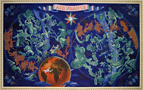 Air France Horoscope Poster by Boucher