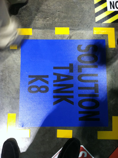 Customized floor sign