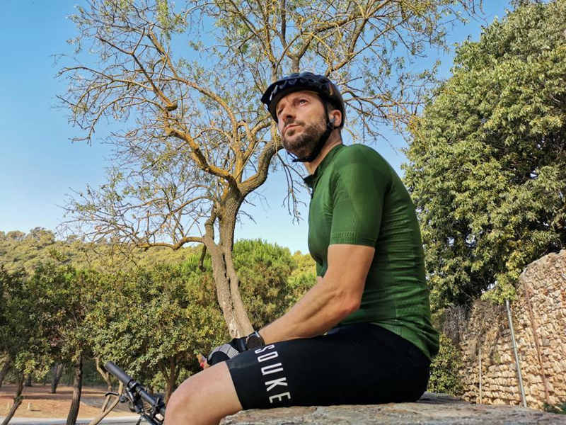 Souke Sports, sets de ciclismo, camiseta de ciclismo, pantalones cortos de babero