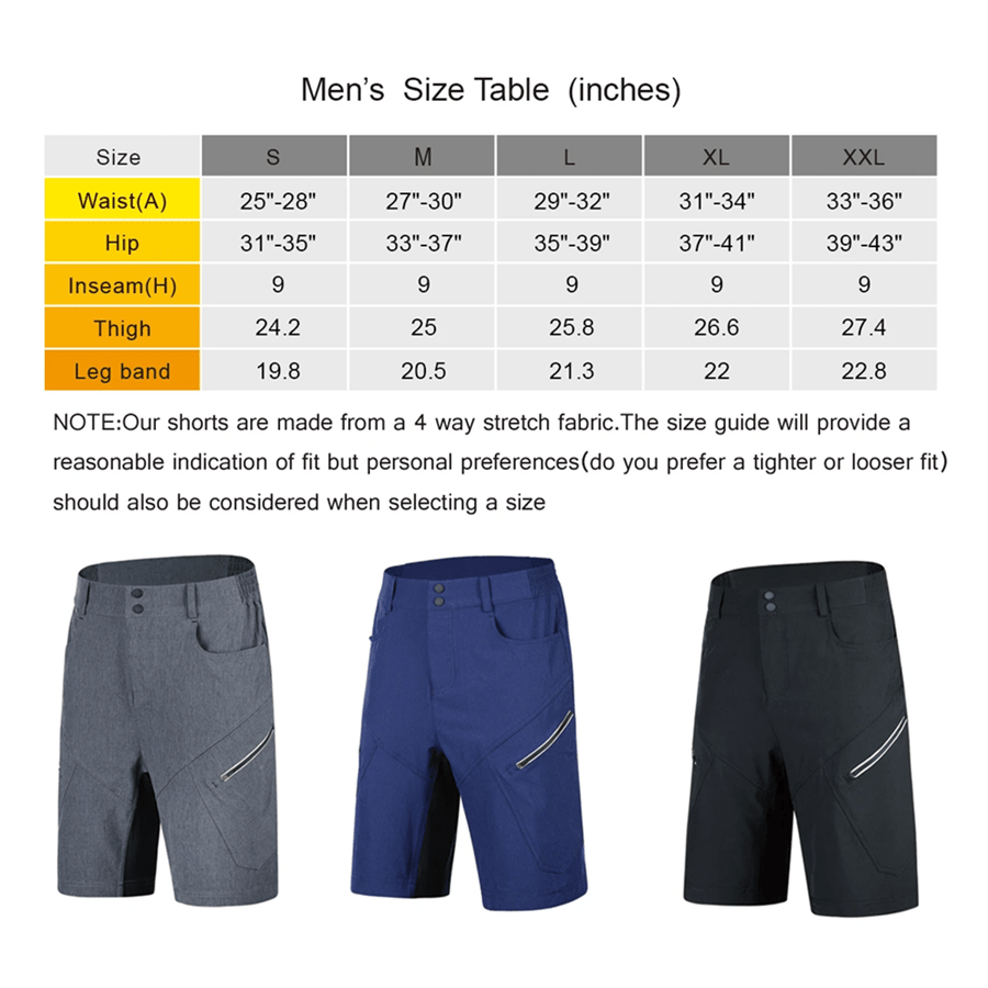 mtb sports shorts