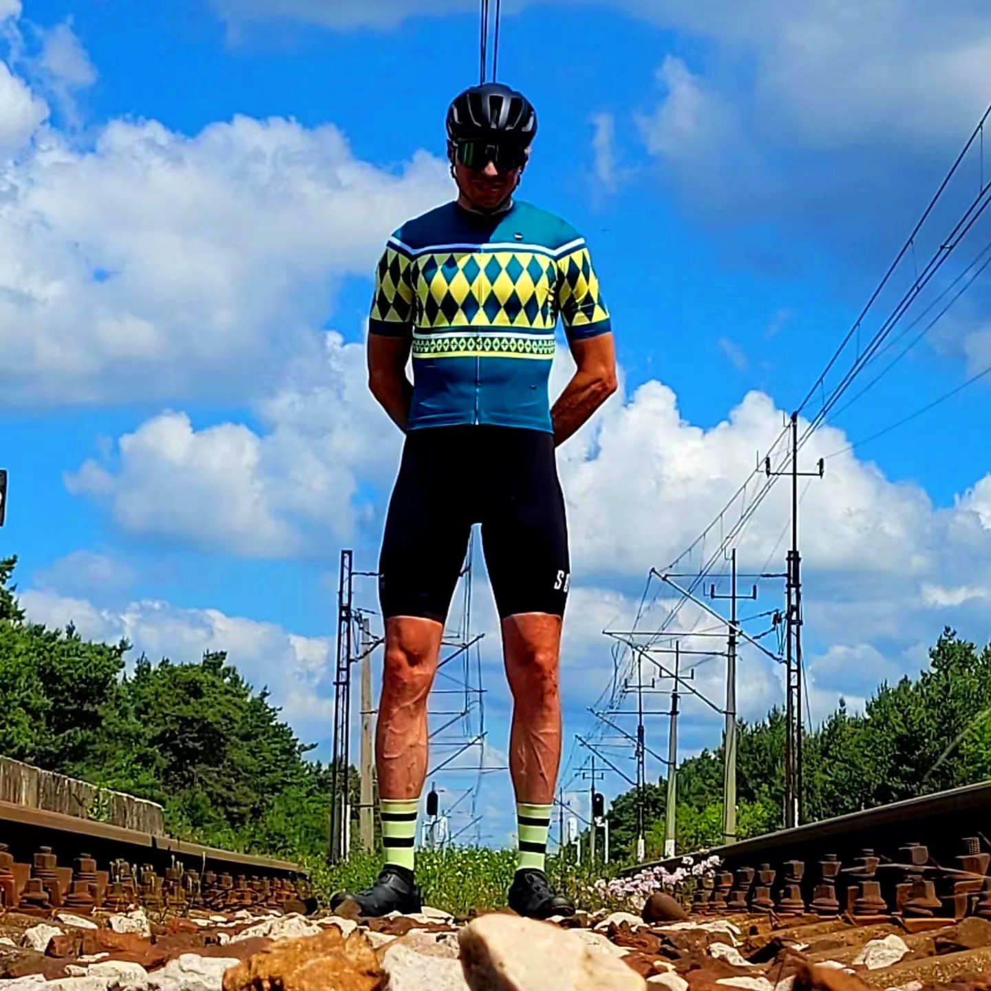 Souke Sports, camisa de ciclismo, shorts de babador de ciclismo, conjuntos de ciclismo CS1109