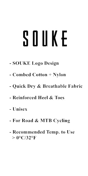 souke sports, cycling socks, white cycling socks,