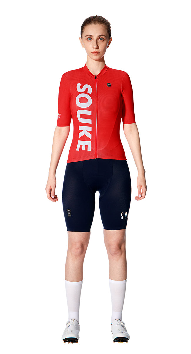 Jersey de ciclismo Souke CS1123-Red