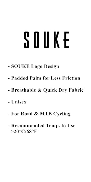 souke sports, cycling gloves, mountain bike gloves, road bike gloves, half finger gloves