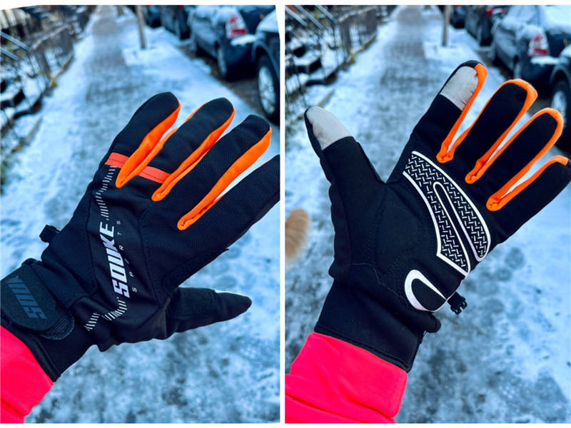 souke sports, cycling gloves, full finger gloves, winter cycling gloves