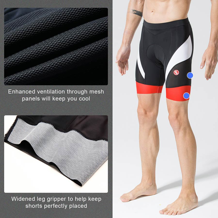 souke sports men's cycling underwear shorts