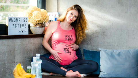 Yoga Mama Yoga Baby Maternity Sports Tank top