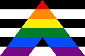 LGBTQIA straight ally pride flag