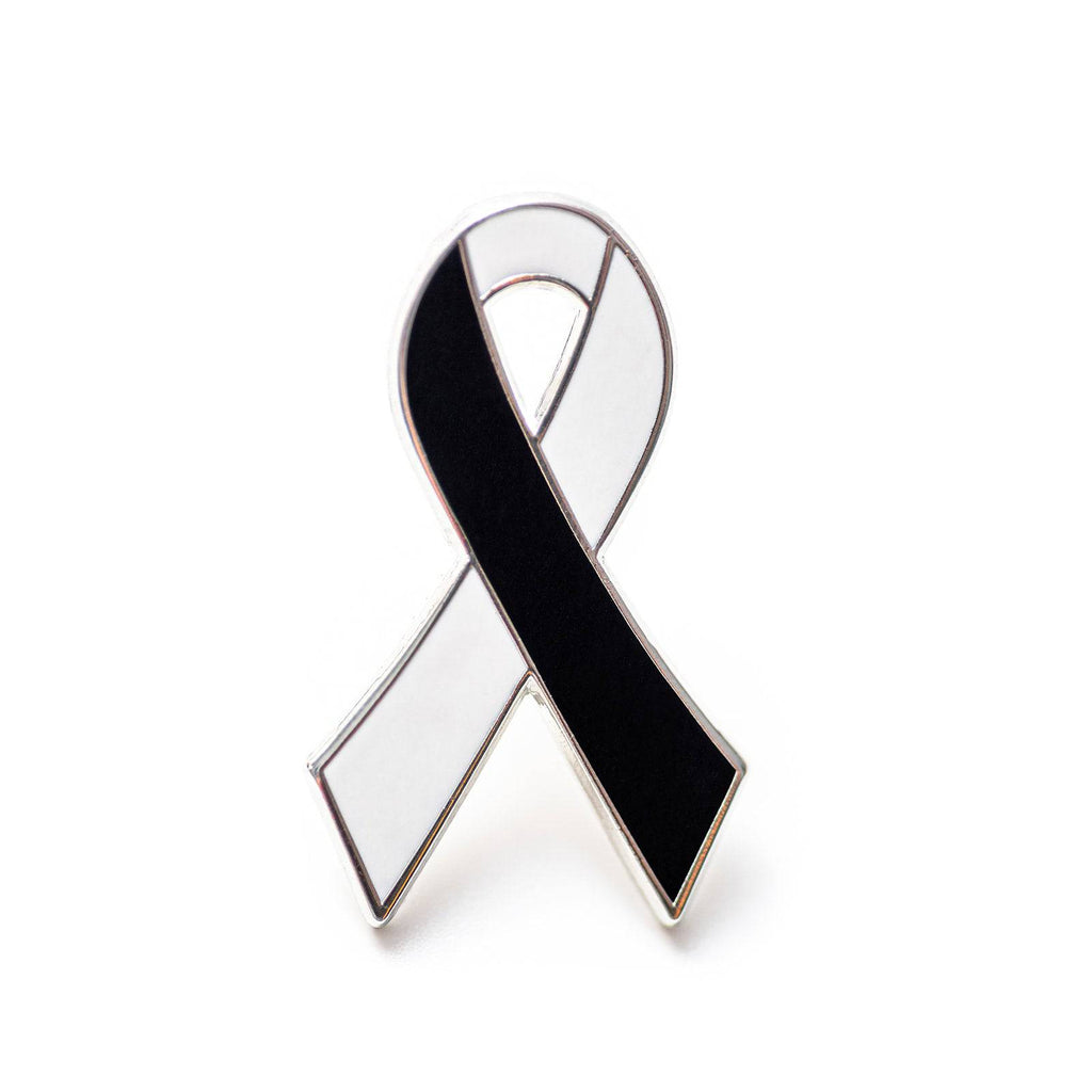 Bulk Satin Black Ribbon Pins for Melanoma Awareness – Fundraising For A  Cause