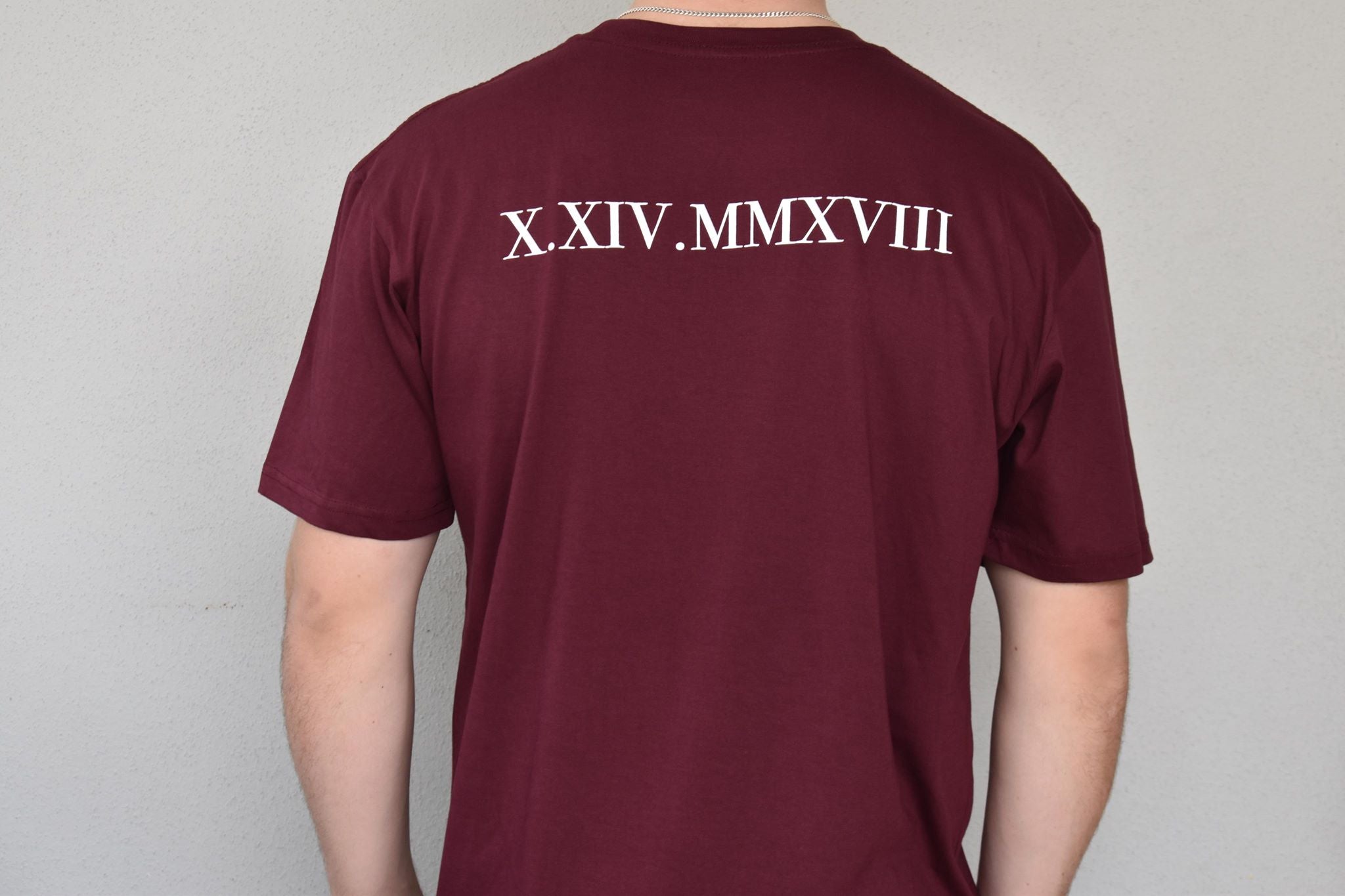 roman numerals t shirt