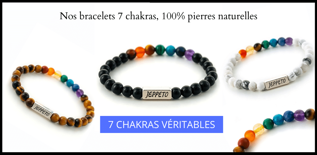 Significations et vertus du bracelet 7 chakras