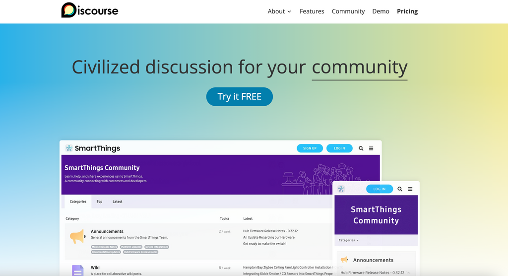 Discourse Online Community Platform