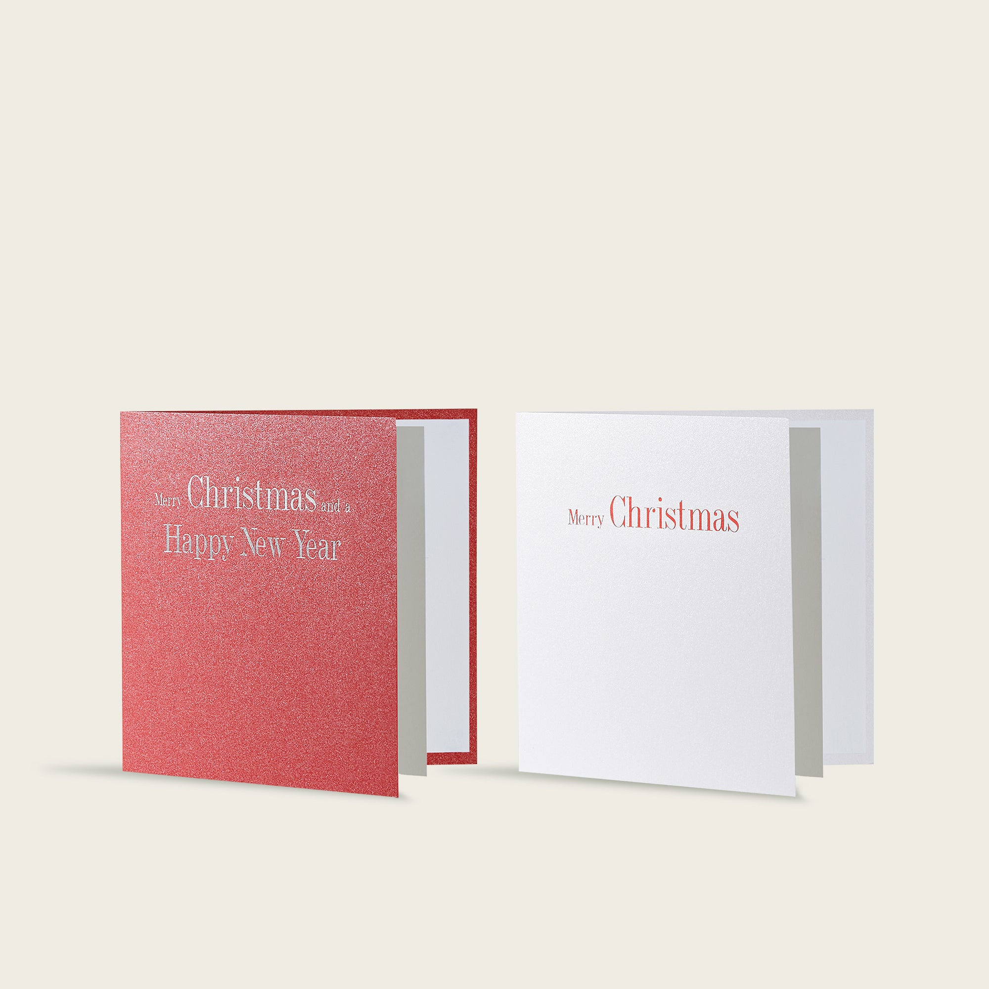 Luxury Set of 8 Christmas Cards - Story of Elegance