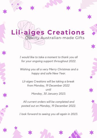 Lil-aiges Creations - Christmas Break