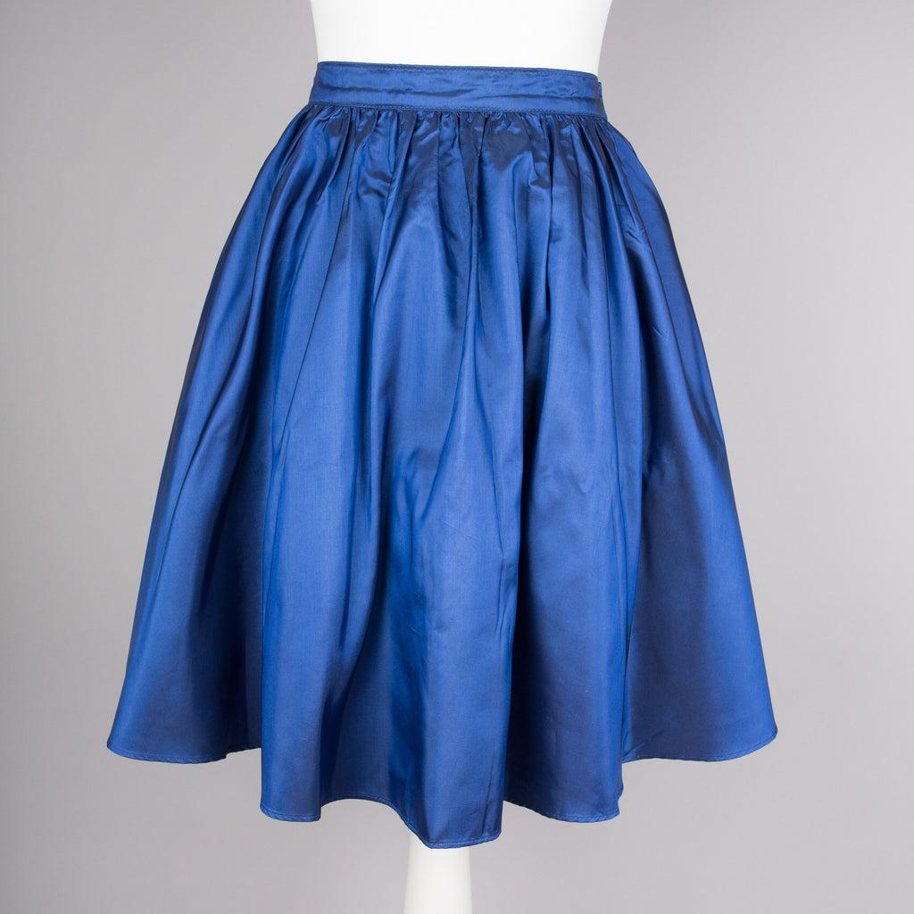 Blue Taffeta Skirt 89