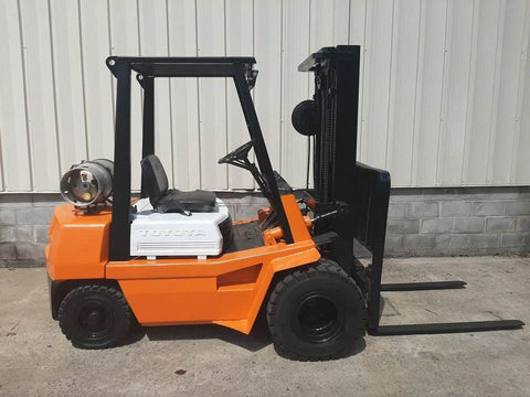 used orange Toyota forklift for sale