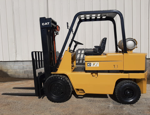 yellow Caterpillar forklift for sale