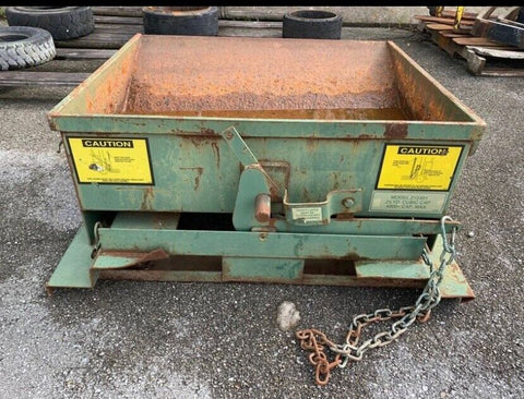 quarter yard Dumpster HOPPER-with Latch