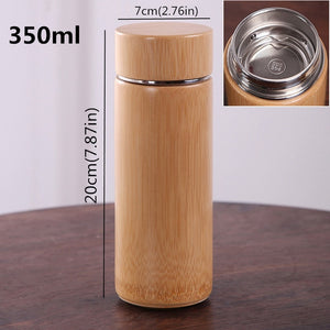 bamboo thermal flask