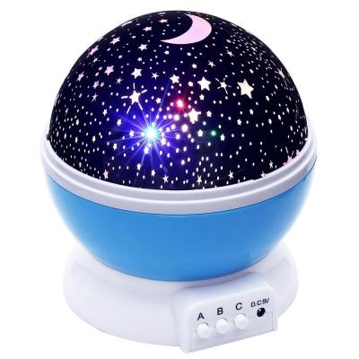 Starry Night Sky Bedroom Night Light Projector