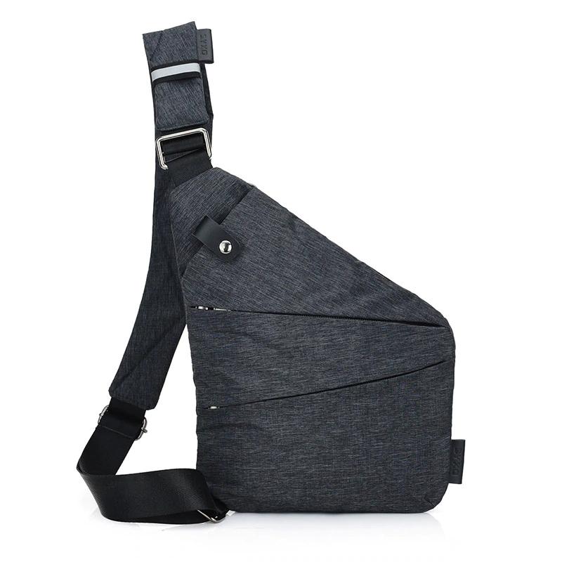 men's anti theft messenger bag