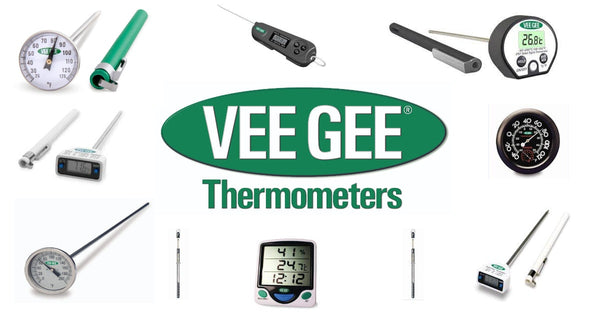 Vee Gee 82200-48 Compost Dial Thermometer, 5/16 Dia. Stem