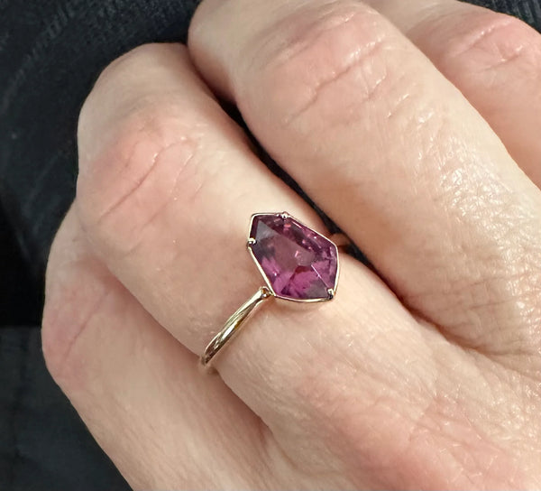 shield gemstone ring