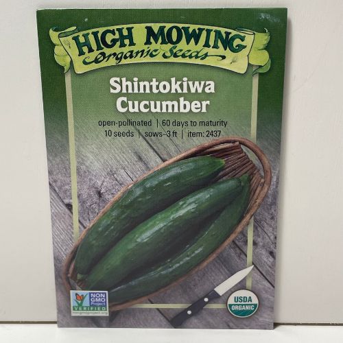 Silver Slicer Cucumber Organic Seeds - 25 Seeds