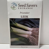 Thumbnail for Prizetaker Leek Heirloom Open Pollinated Seeds