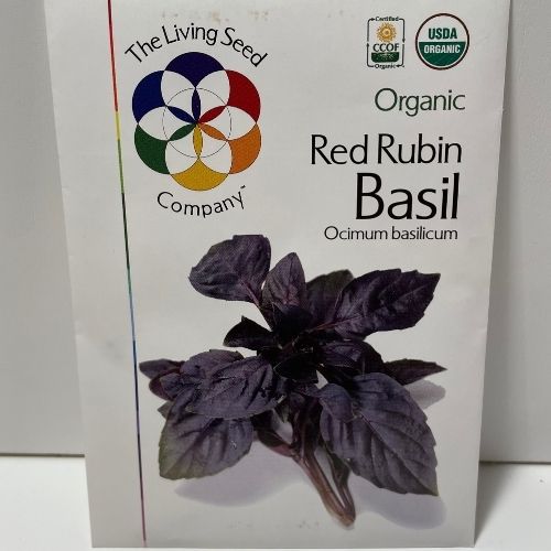 Red Rubin Basil Organic