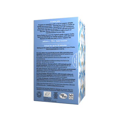 infusion pukka Bio purifier cleanse - Escale Sensorielle